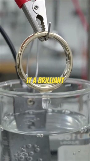 Rhodium electroplating demonstration #viral #youtubeshorts #shorts #fifa
