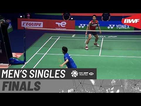 YONEX French Open 2021 | Kanta Tsuneyama (JPN) vs Chou Tien Chen (TPE) [4] | Finals
