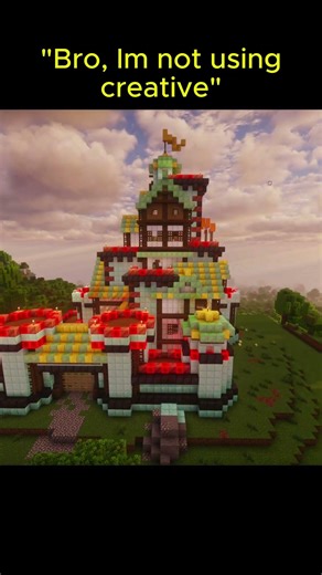 Bro Is TOTALLY Not Using Creative... #shorts #minecraft #thetakeout