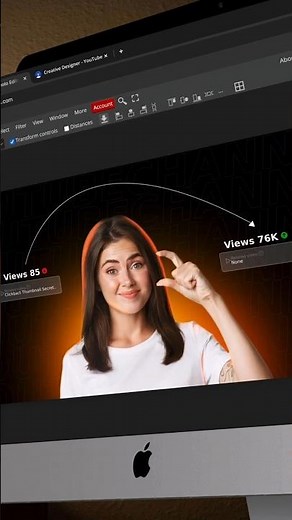 YouTube Thumbnail Design #photopeatutorial #thumbnails