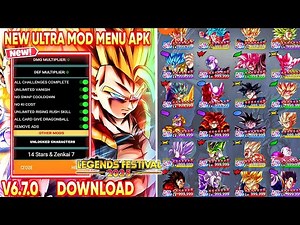 Dragon Ball Legends Ultra Mod Menu V6.14.0 / Max Characters Stars & Level Hack / Legends Festival 🤩