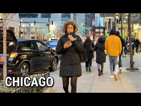 Cold Day In Chicago 🥶 Winter Walk - Beautiful Saturday Vibes | February 21, 2026 | 4K City Sounds