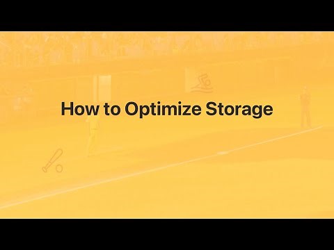 How to manage the storage settings to optimize the space on your device