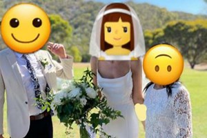 Bride's stepmum shows up in white - but her shoes have everyone else talking