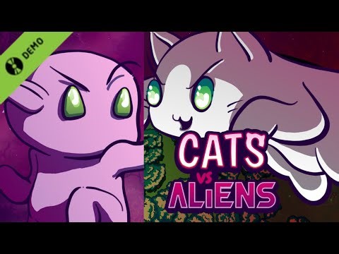Steam Playtest - Cats vs Aliens - Original, Hand Drawn, Cheesy, Excellent