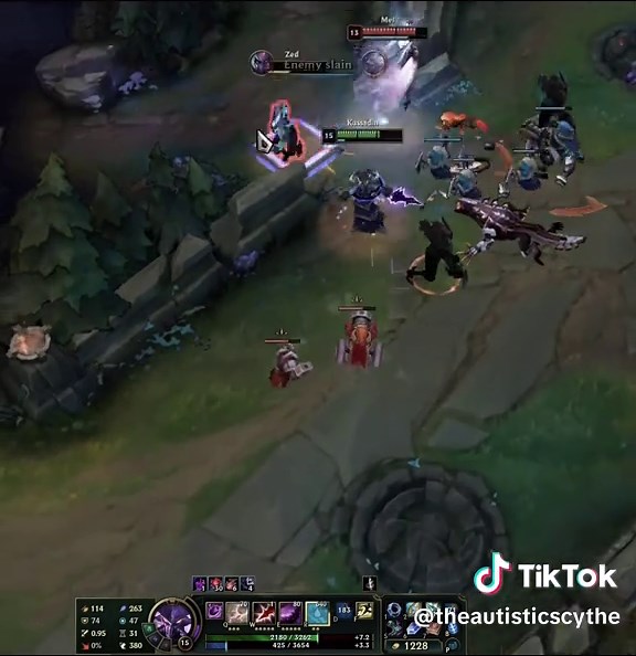 Kassadin Quadra Kill Gameplay in League of Legends