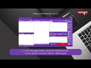 4. Cara Menggunakan Spintax DiBotmaster Untuk Meminimalisir Blokir Whatsapp