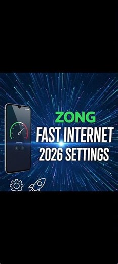 #Zong Fast Internet Settings 2026 | Zong APN Settings for High Speed Internet 🚀