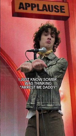 he just wants to be arrested 😭 #sombr #music #trending #viral #funny #shorts