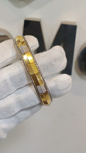 Freemen Gold Plated CNC Artisanal Design Kada For Men - FM205 #freemen #goldkada #kada #fashion #rhodium #cashondelivery #newcollection #cod #website | Freemen Jewellery & Accessories for Men