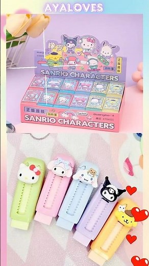 ✨ Sanrio Desk Organization 🎀 | Pastel Aesthetic Setup#sanrioaesthetic #sanriolovers #sanrio