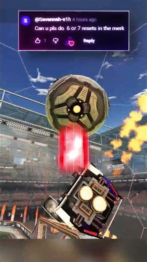 HE CHALLENGED ME TO DO [7] SEVEN FLIP RESETS IN THE MERC! | Rocket League