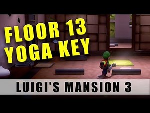 Luigi's Mansion 3 Yoga mats room - Floor 13 key #2
