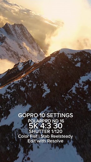 Gopro Hero 10 settings 🎬🚀 #gopro #fpv #dji #goprohero10 #settings #tutorials @GoPro