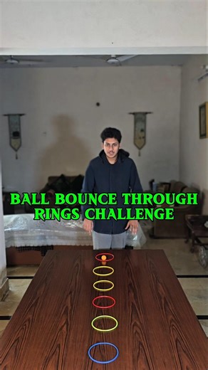 Ball bounce from 1 to 6 Challenge#tricks #youtubeshorts