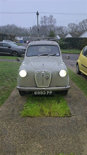 Finding My Dad's Classic 1955 Austin A30! 🚗 ESJ 149 Black & Red Interior #ClassicCars #AustinA30