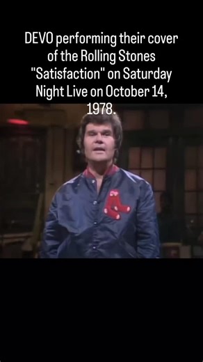 Gayle Wilde on Instagram: "Devo first performed on Saturday Night Live on October 14, 1978, during season 4, episode 2. They performed their cover of the Rolling Stones' "Satisfaction" and their song "Jocko Homo". This appearance is widely credited with significantly boosting the band's national profile."