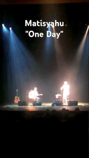 Matisyahu performing "One Day" at Lisner Auditorium in Washington, DC on 6/1/14. #livemusic #oneday