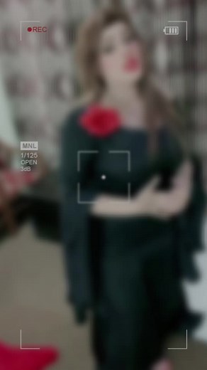 Elegant Home Dance Performance in Black Dress