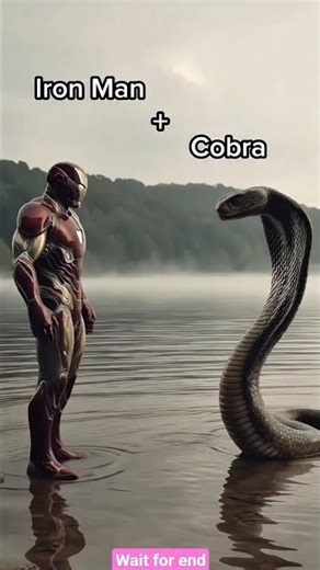 iron man+snake convert into humanoid snake.❤️