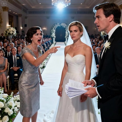 On my wedding day, just as I was about to say my vows, my maid of honor suddenly stood up and announced that she was pregnant with my husband’s child. All 300 guests gasped in shock. But instead of crying, I simply smiled and said, “I’ve been waiting for you to tell everyone the truth.” Her face went pale. She had no idea what was about to happen next. Hook: Everyone expected my wedding to be perfect—white roses, soft piano music, and a love story polished enough to make strangers tear up. What 