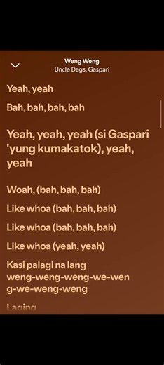 WENG WENG #uncledags #lypsync #viral #lyricsvideo | Lyrics Video