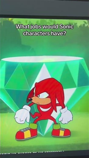 What if Sonic Characters Had JOBS 😱 #sonicthehedgehog #sonic #gaming #shorts