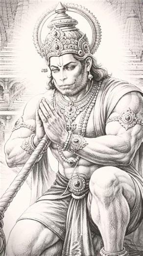 hanuman chalisa #drawing #pencil #art