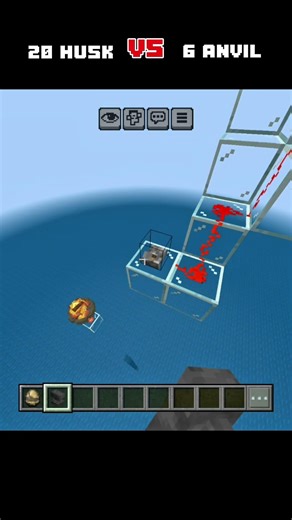 20 Husk vs 6 Anvil Minecraft #minecraft