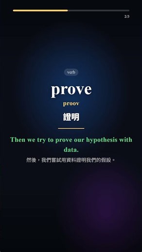英文單字必學🔑predict、prove、refute一次搞懂！提升 TOEIC 成績 #shorts