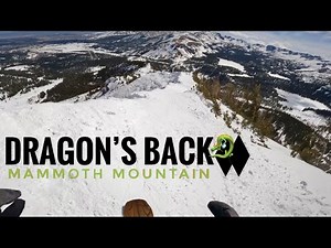 Scenic Snowboarding Journey to the Dragon’s Back Area at Mammoth Mountain