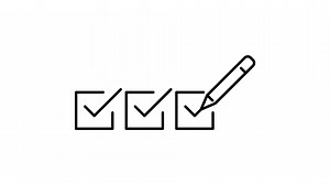 Download choice outline icon animation. transparent background for free