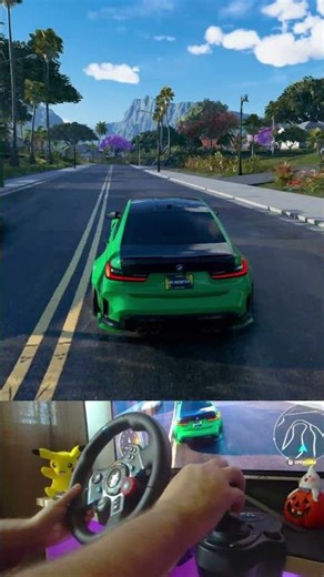 Bmw M4 cs sound 🔥 #bmwm4cs #thecrewmotorfest #steeringwheel #gaming #shorts