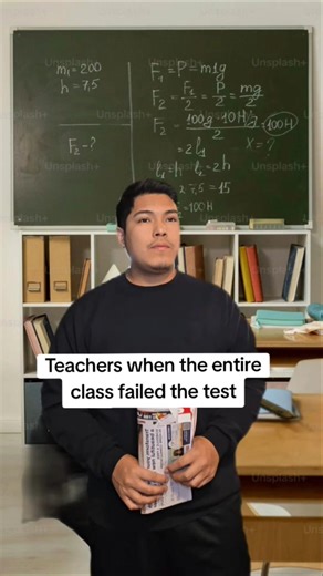 The Entire Class Failed… So The Teacher Did THIS 😭😂 #school #funny