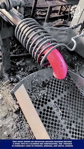 Innovative Machine Induction Heating for Metal Work #machineinaction #metalwork
