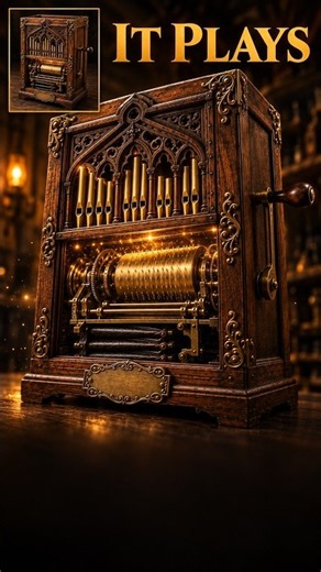 Steampunk Italian Barrel Organ ASMR Build | Hand-Cranked Street Organ #steampunk #asmr #diy