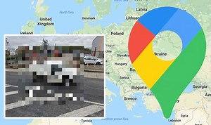 Google Maps Street View: Very rare sighting spotted on the road