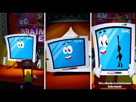Shovelware's Brain Game - Boardy the Smart Board ALL Cutscenes