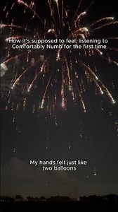 A visual representation of how one should feel listening to 'Comfortably Numb' for the first time.