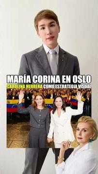 María Corina Machado ✨ Fashion with strategy, courtesy of Carolina Herrera