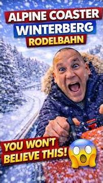 ❄️🎢 Schanzen Wirbel Winterberg – Rodelbahn / Alpine Coaster POV in Winter