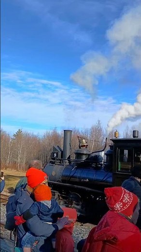 Victorian Christmas Train at the WW&F Railway Museum in Alna Maine
