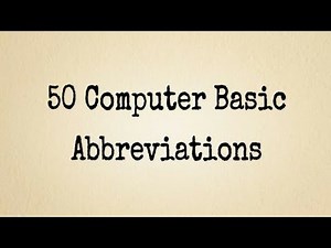 50 Computer's Basic Abbreviations #1 || IMP Fullforms || Trio's Target