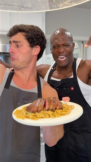 Steak Pasta 🤝 ‪@terrycrews‬