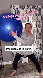 Let’s talk about birth balls!! 擄⁣⁠ ⁣⁠ A birth ball is a term that...