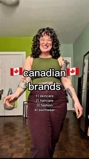 Hillary Kaplan on Instagram: "🇨🇦tag your favourite canadian brands in the comments so we can all discover more ways to shop local, and peep some of my 🇨🇦faves for skincare, haircare, clothes, jewelry, and swimwear 🤗 some items were gifted to me, some were purchased by me, all are products i would buy again 🥰 . skincare: •@graydonskincare haircare: •@curlkeeper •@agcare1989 fashion: •@free.label (sizing up to 5X) •@blackwoodcastle (sizing up to 5X) •@thekitschycactus swimwear: •@thecheekybi