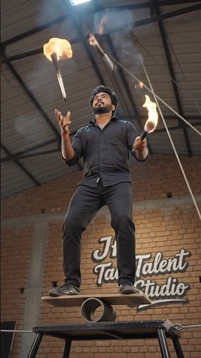 🔥 Fire Circus Act | Mind-Blowing Balance & Fire Performance 🎪
