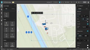 Stack Widgets Over the Map Widget in ArcGIS Experience Builder