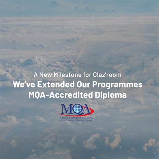 Claz'room College on Instagram: "🎓✨ Starting May 2026, Claz’room College now offers MQA-Accredited Diploma Programmes. ✨ From the May 2026 intake onwards, Claz’room College expands its academic pathway with recognised MQA Diplomas in: 🎨 Diploma in Digital Illustration 🧱 Diploma in 3D Modelling 🎬 Diploma in Digital 3D Animation 🎥 Diploma in Film Visual Effects Designed for students passionate about digital art, animation, games, and visual effects, these programmes combine industry-focused t