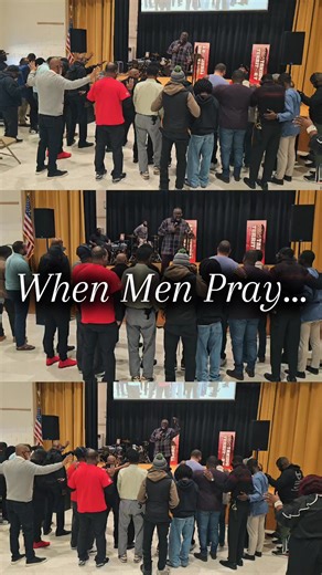There’s something powerful about men who pray together. 🙌🏽 When men take their rightful place at the altar — families shift, generations are restored, and heaven responds. 💪🏽🔥 📖 “As iron sharpens iron, so one man sharpens another.” — Proverbs 27:17 #MenOfFaith #KingdomMen #PrayerPower #RestorationStation #Brotherhood #IronSharpensIron #MenInPrayer #ShiftTheAtmosphere | Restoration Station